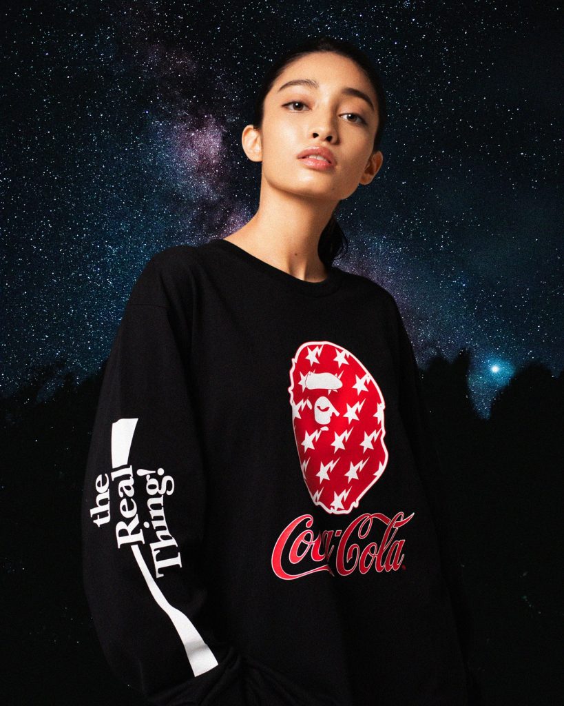 A BATHING APE BAPE x COCA-COLA ロング Tシャツ - スウェット